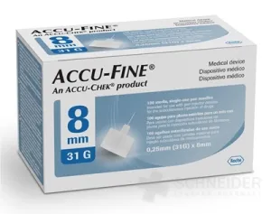 ACCU-FINE 31G (0,25 mm x 8 mm)