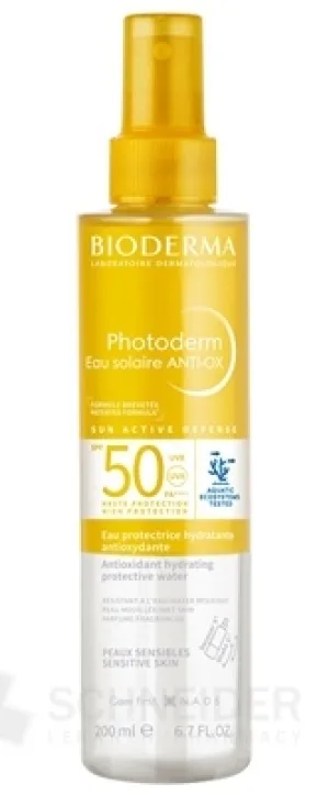 BIODERMA Photoderm Opaľovacia voda SPF 50