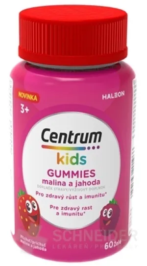 Centrum Kids Fruchtgummis Himbeere und Erdbeere