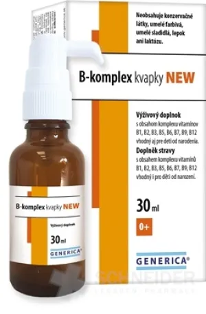 GENERICA B-komplex kvapky NEW