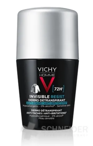 VICHY HOMME INVISIBLE RESIST DETRANSPIRANT 72H