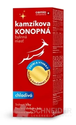 Cemio Kamzíkova konopná masť