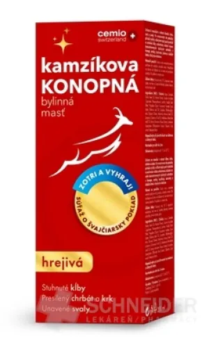 Cemio Kamzíkova konopná masť