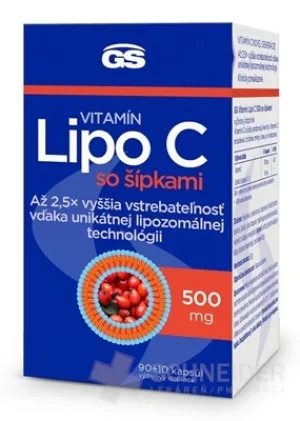 GS Vitamín Lipo C 500 mg so šípkami