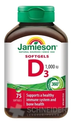 JAMIESON VITAMÍN D3 1000 IU