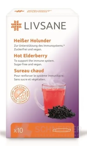 LIVSANE Heißgetränk aus schwarzem Holunder