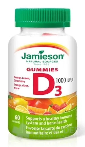JAMIESON VITAMIN D3 1000 IE GUMMI
