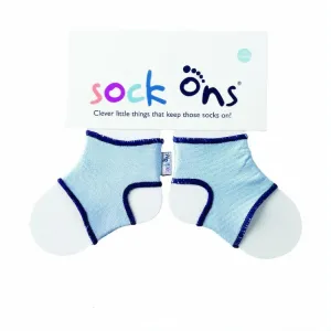 Sock Ons Überzüge für Kindersocken, Babyblau – Größe 0–6 Monate