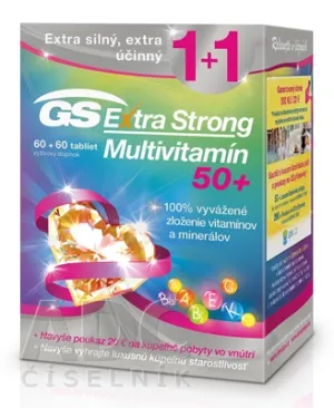 GS Extra Strong Multivitamin-Tbl. 50+ Tabl. 60 + 60