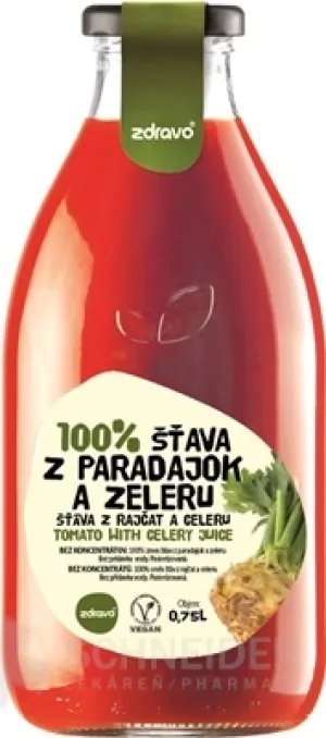 gesunder 100 % TOMATEN- UND SELLERIESAFT