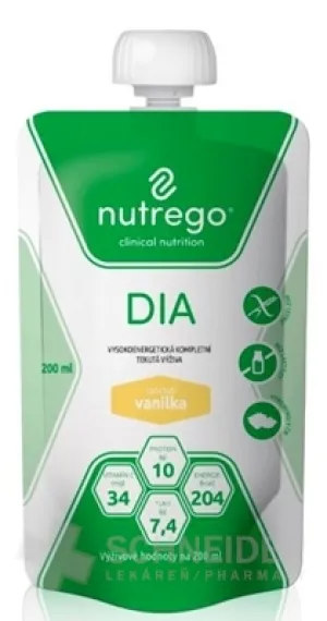 Nutrego DIA mit Vanillegeschmack