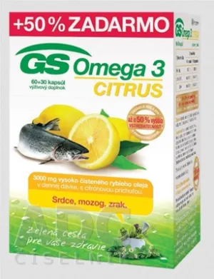 GS Omega 3 Citrus, cps 60+30