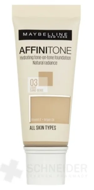 MAYBELLINE AFFINITONE Make-up 03 LIGHT SAND BEIGE