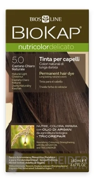 BIOKAP Nutricolor Delicate Farba na vlasy 5.0