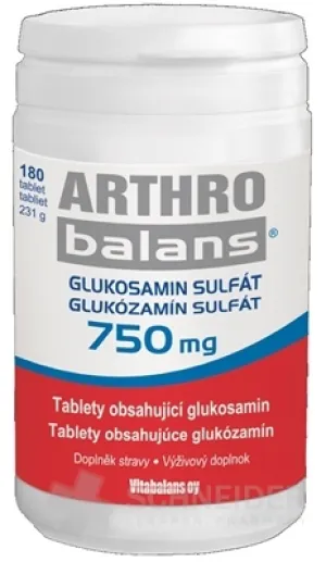 Vitabalans ARTHRObalans GLUCOSAMINSULFAT 750 mg