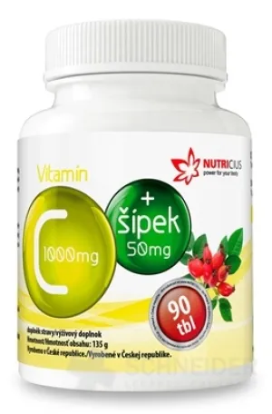 NUTRICIUS Vitamin C 1000 mg + Hagebutte 50 mg