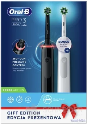 Oral-B PRO 3 3900 SCHWARZ&amp;WEISS Duo
