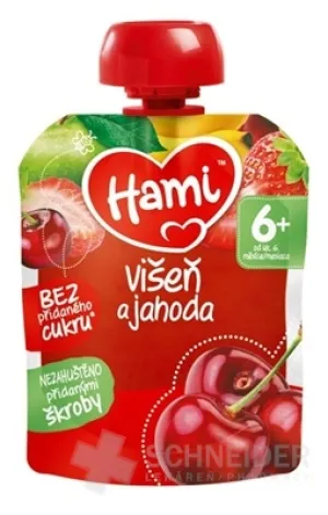 Hami-Fruchttasche Kirsche und Erdbeere