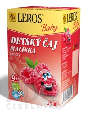 LEROS BABY DET.CAJ JAHODKA 20X2G