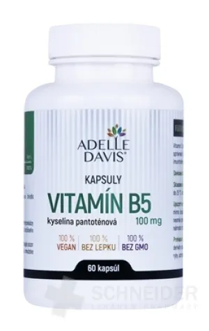 ADELLE DAVIS VITAMIN B5, Säure. Pantothensäure 100 mg