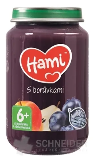 Hami-Fruchtbeilage mit Blaubeeren