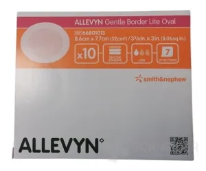 ALLEVYN Gentle Border Lite Ovale Wundabdeckung