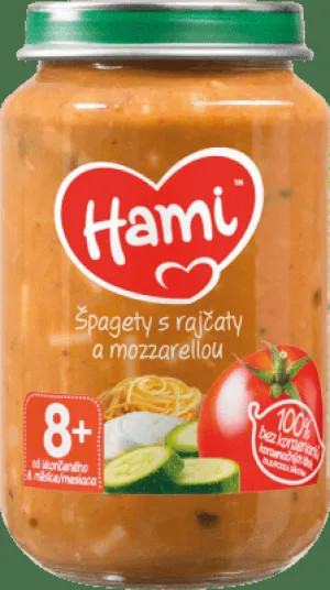 Hami-Beilage Spaghetti mit Tomaten und Mozzarella