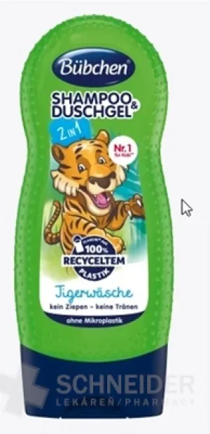 BUBCHEN KIDS SHP+SHOWER. VERSPIELTER TIGER 2in1 GEL