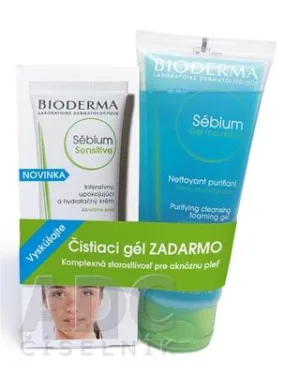Bioderma Sebium Sensitive 30 ml + Sebium Gel moussant 100 ml