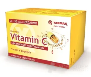 FARMAX Vitamin C mit langsamer Freisetzung 500 mg