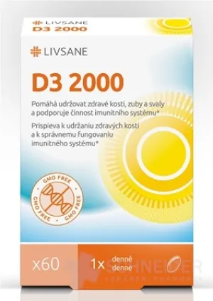 LIVSANE Vitamin D3 2000 IE