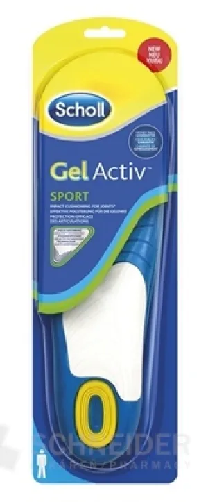 Scholl Gel-Einlegesohlen für Sportschuhe – Herren