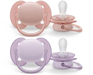 AVENT Schnuller Ultra Soft Premium 0-6m Mädchen