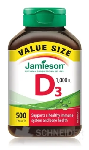 JAMIESON VITAMIN D3 1000 IE