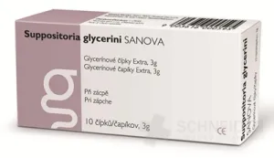 SUPPOSITOR GLYCERINI SANOVA Extra 3g