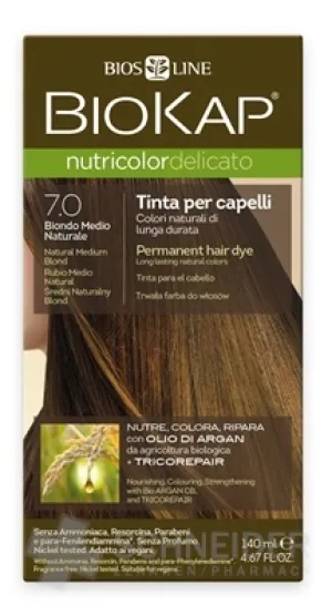 BIOKAP Nutricolor Delicate Farba na vlasy 7.0