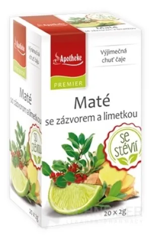 APOTHEKE PREMIER Mate mit Ingwer und Limette