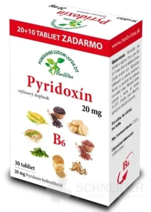 HerbVitea PYRIDOXIN 20 mg