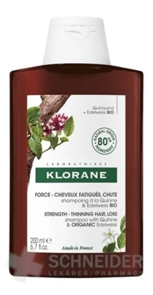 KLORANE SHAMPOO MIT CHININ &amp; BIO-EDELWEISS