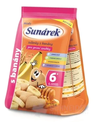 Sunárek-Kekse mit Bananen