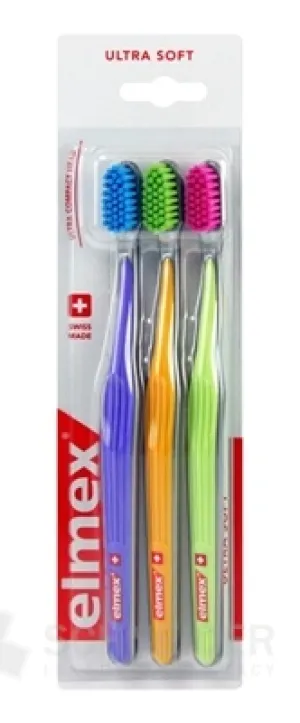 ELMEX CP ULTRA WEICHE ZAHNBÜRSTE 3ER-PACK