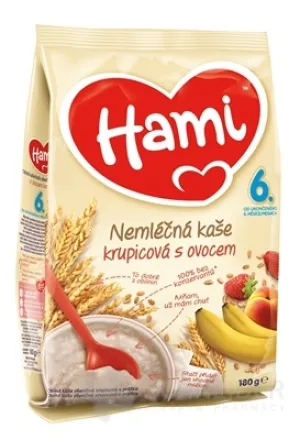 Hami milchfreier Grießbrei mit Früchten