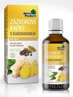 Ingwertropfen mit Kardamom 50ml