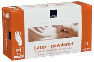 ABENA Latex-Untersuchungshandschuhe, groß. M