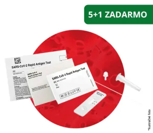 Kostenloser Antigen-Covid-Test SARS-CoV-2 Rapid 5+1