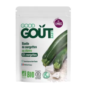 Gutes Gicht-BIO-Zucchini-Risotto mit Ziegenkäse