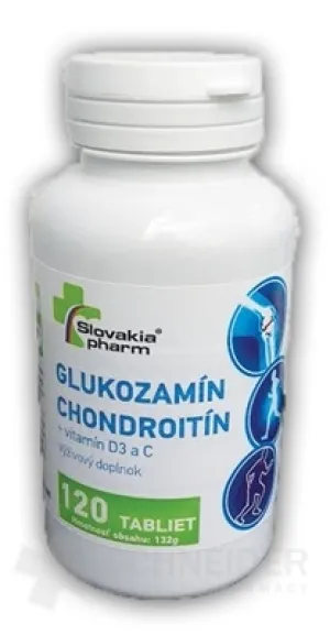 Slowakeipharm GLUCOSAMINE CHONDROITIN+Vitamin D3, C