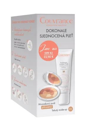 Avene Couvrance Flüssig-Make-up 3 + natürliches Mosaikpulver 9 g