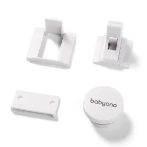 BABYONO Sicherheits-Magnetschlösser weiß