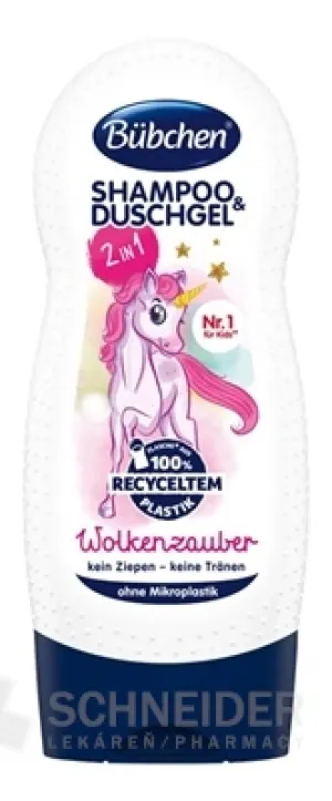 BUBCHEN KIDS SHP+SHOWER. GEL 2in1 EINHORN